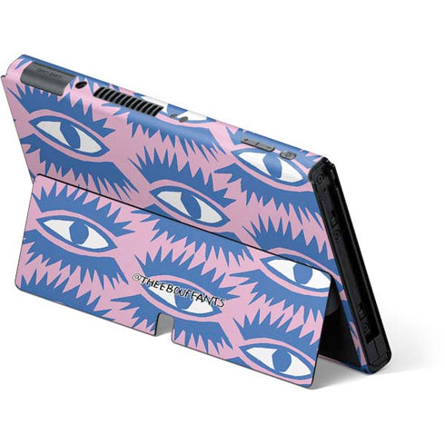 Bouffants and Broken Hearts Bold Eyes 2 Nintendo Switch OLED (2021) Skin